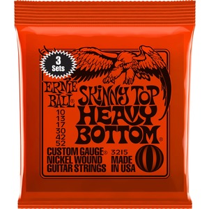 Ernie Ball Skinny Top Heavy Bottom Slinky - 3 Sets