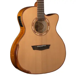 Washburn Comfort G66SCE Spalt Maple Grand Auditorium Cutaway Electro Acoustic Guitar - Natural
