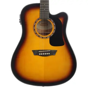 Washburn Apprentice D5CE Dreadnought Electro Acoustic Guitar - Tobacco Sunburst