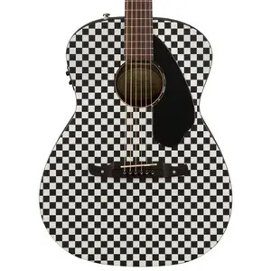 Fender Tim Armstrong Hellcat Electro Acoustic Guitar - Checkerboard