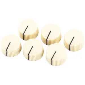 Fender Pure Vintage Radio Amplifier Knobs, Cream