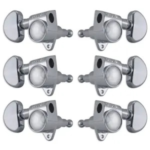 Grover Rotomatics Machine Heads 18:1 Gear Ratio 102-18 Series Machine Heads Set 3+3 Chrome