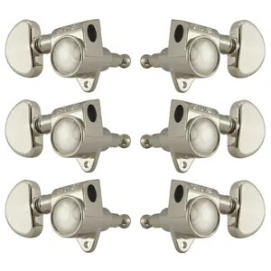 Grover Rotomatics Machine Heads 18:1 Gear Ratio 102-18 Series Machine Heads Set 3+3 Nickle