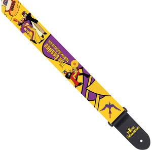 The Beatles Polyester Guitar Strap  - Yellow Submarine - Characters