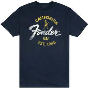 Fender T-Shirt - Baja Blue California