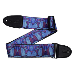Levy's Stained Glass 3" Guitar Strap - Plumb Blue