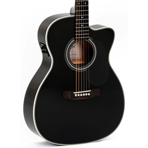 Sigma 000MC-1E-BK Electro Acoustic Guitar - Black