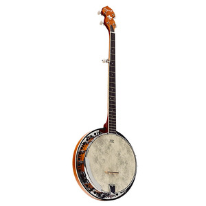 Ozark 5 String Banjo Transparent Finish - Cherry Sunburst