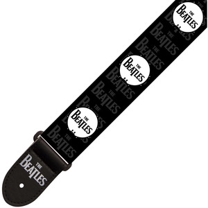 The Beatles Polyester Guitar Strap  - Black