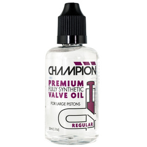 Champion Premium Fully Synthetic Valve Oil - Regular - 50ml Bottle