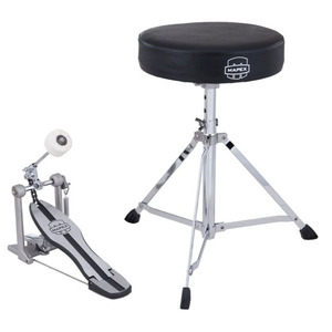 Mapex P250 Bass Drum Pedal and T400 Throne Package