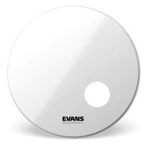 Evans EQ3 Resonant Smooth White Bass Drum Head