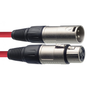 Stagg Mic Cable XLR-XLR Cable - Red