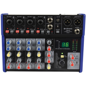 Citronic CSD-6 6 Channel Compact Mixer with Bluetootch & Effects