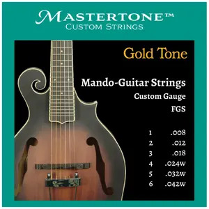 Gold Tone Mandolin-Guitar Strings F Style Custom Gauge