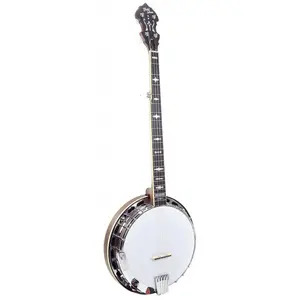 Gold Tone Wide Neck 5-String Orange Blossom Radiused Banjo with Hard Case