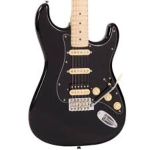 Vintage V6 ReIssued Electric Guitar - Boulevard Black