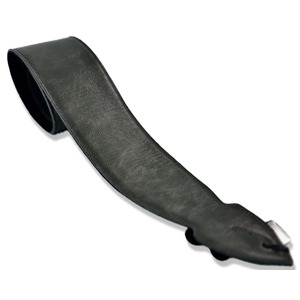 Leather Graft Comfy Softie Extra Wide Guitar Strap - Grey