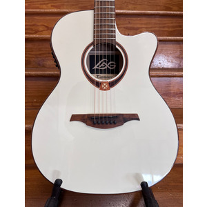 SECONDHAND LAG Tramontane T118ASCE-IVO Ivory Thinline Electro-Acoustic Guitar