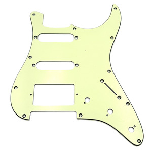 Guitar Gear HSS - S Style Scratch Plate - 11 Hole - Mint Green