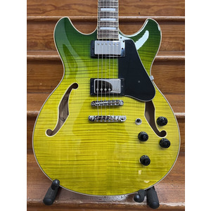 SECONDHAND Ibanez AS73FM Green Valley Gradation
