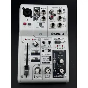 SECONDHAND Yamaha AG03 Mixing Console inc. Mains Plug & Manual