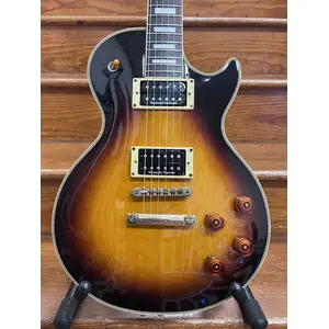 SECONDHAND Burny LRC60 LP Custom, Sunburst, 1980s, Made In Japan inc. Hardcase 