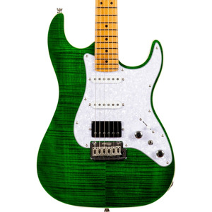 Jet JS-600 Electric Guitar - Transparent Green