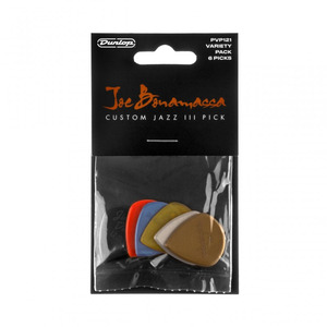 Jim Dunlop Joe Bonamassa Variety Pack Guitar Plectrums - 6 Pack