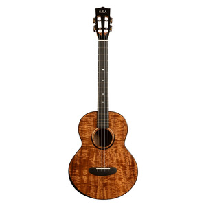 Kala Contour All Solid Gloss Acacia Baritone Ukuele w/ Bag