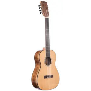 Kala KASCACB8 Solid Cedar Top Gloss Acacia Baritone Ukulele - 8 String