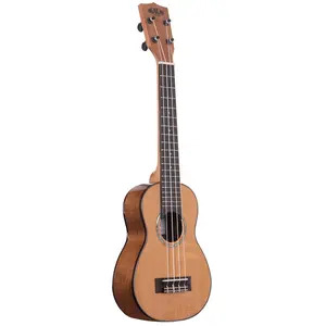 Kala KASCACSLNG Solid Cedar Top Gloss Acacia Long Neck Soprano Ukulele