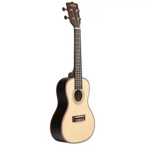 Kala KASSEBYC Solid Spruce Striped Ebony Concert Ukulele