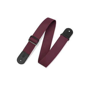 Levy's M8 Poly Guitar Strap - Burgundy