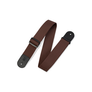 Levy's M8 Poly Guitar Strap - Brown