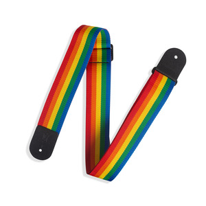 Levy's M8 Poly Guitar Strap - Rainbow