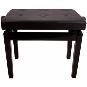 Montford MFPB02BK Piano Bench Adjustable Height - Black