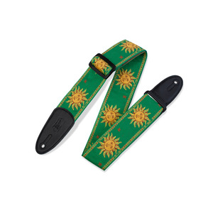 Levy's MPJG-Sun Weave Guitar Strap - Green