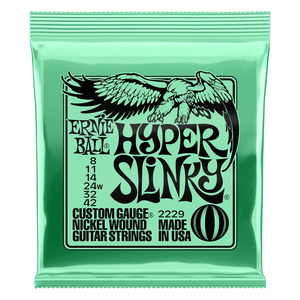 Ernie Ball Slinky Guitar Strings - Hyper Slinky 8-42
