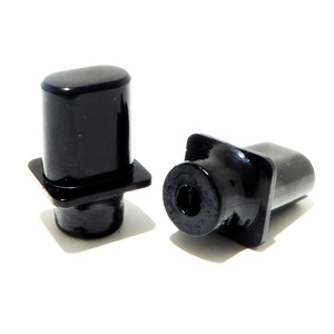 Guitar Gear Tele Top Hat Switch Tip - Black - Tele Top Hat Switch Tip