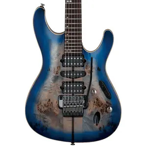 Ibanez Premium S1070PBZ Electric Guitar - Cerulean Blue Burst