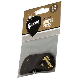 Gibson Tortoise Celluloid Picks - 12 Pack - Medium