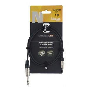 Stagg N-Series Stereo Mini Jack - Stereo 1/4" Jack Cable