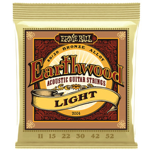 Ernie Ball Earthwood Acoustic Strings - 2004 Earthwood Light 11-52