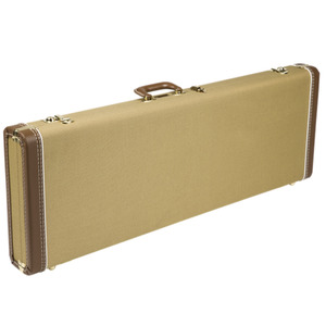 Fender G&G Deluxe Hard Case for Strat or Tele with Plush Interior - Twed with Red Interior
