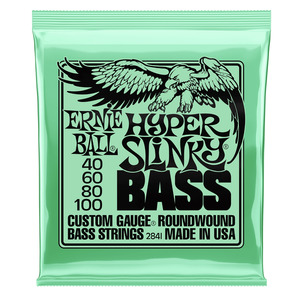 Ernie Ball Hyper Slinky Bass Guitar Strings