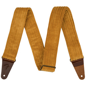 Fender Corduroy Guitar Strap - Blaze Gold