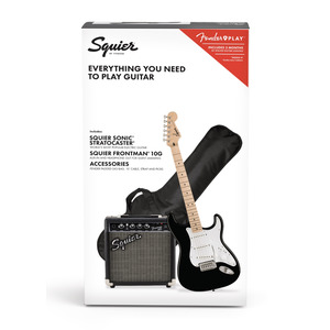 Squier Sonic Stratocaster Package - Black