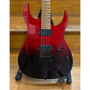 SECONDHAND Spira S-450 Electric Guitar - Transparent Red/Black