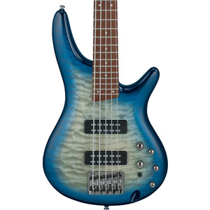 Ibanez SR405EQM 5 String Quilted Maple Stained Cosmic Blue Starburst